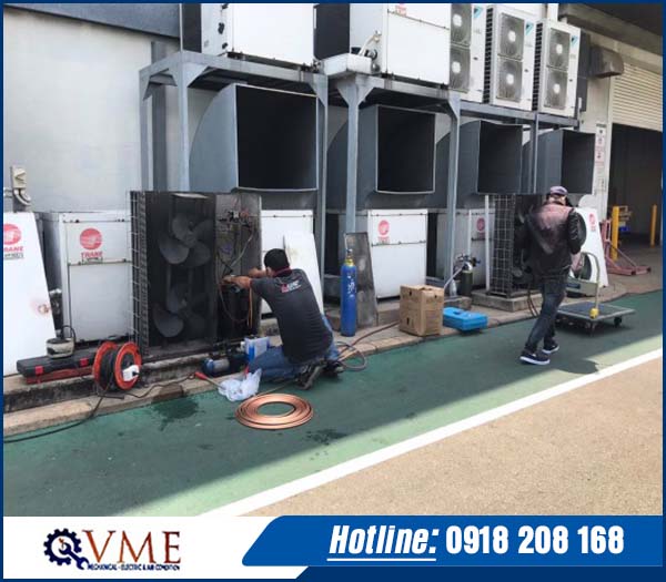 Thi công hệ thống điều hòa,<br> thông gió